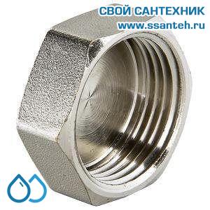 00812 Заглушка резьбовая латунная 1/2 ВР